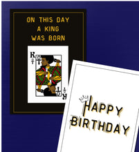 Load image into Gallery viewer, King Birthday Card
