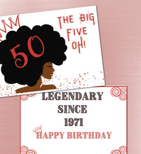 Load image into Gallery viewer, Milestone Birthday Cards (age can be adjusted)
