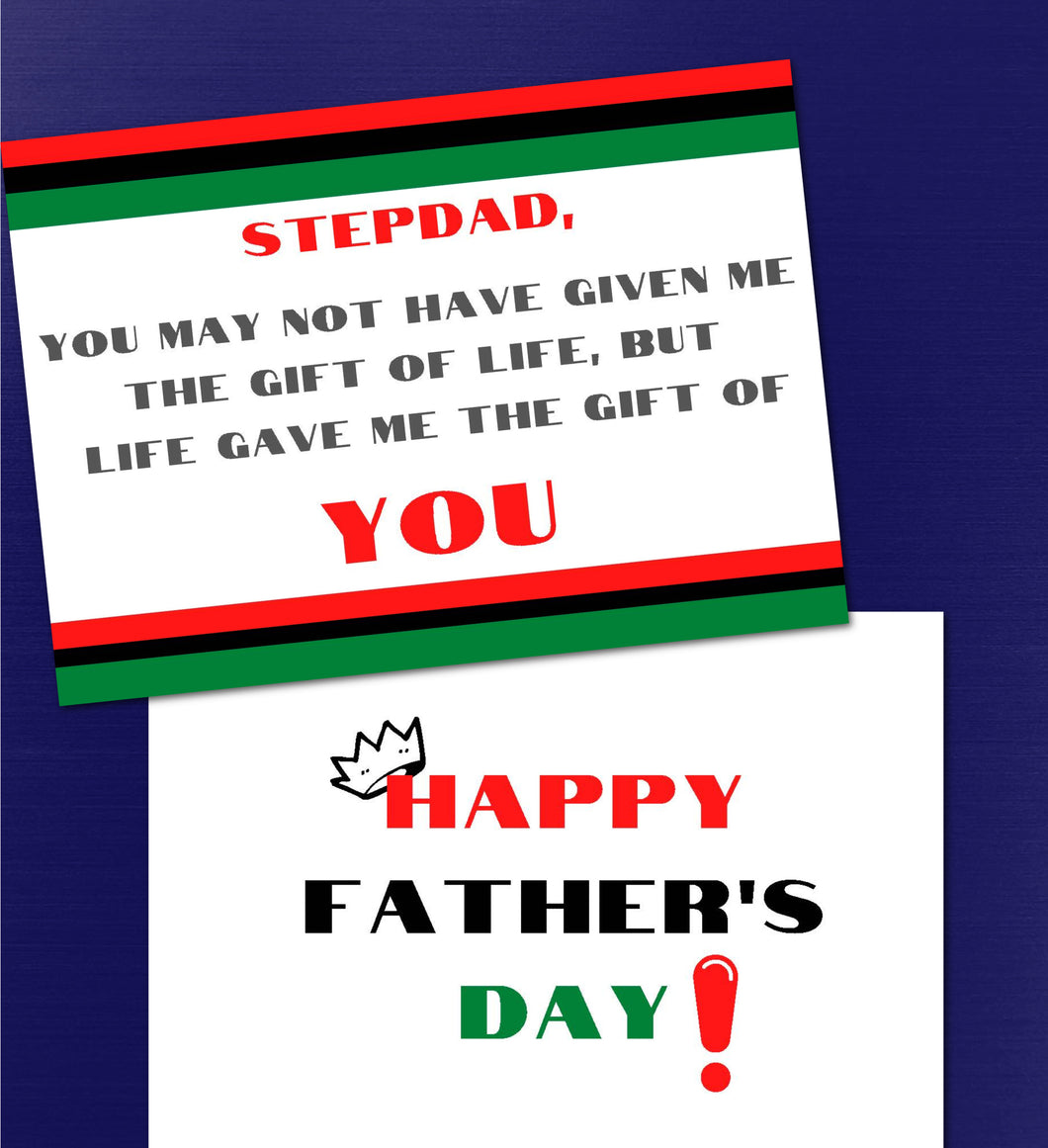 Stepdad Father's Day Card